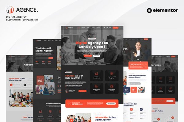 Agence digital agency template kit